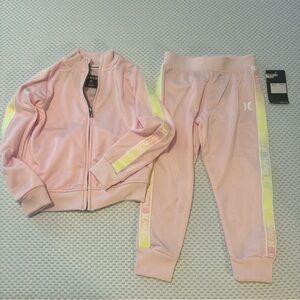 Pink Hurley Track Suit 4T NWT